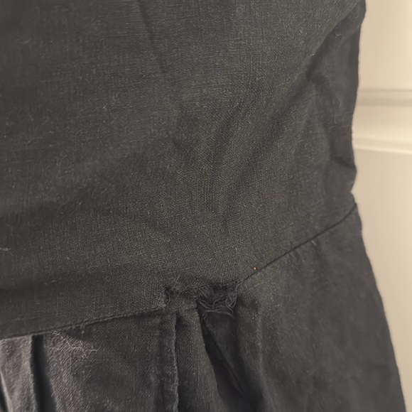 Madewell Tie-Waist Crop Wide-Leg Jumpsuit Blackberry 6 - Picture 13 of 16